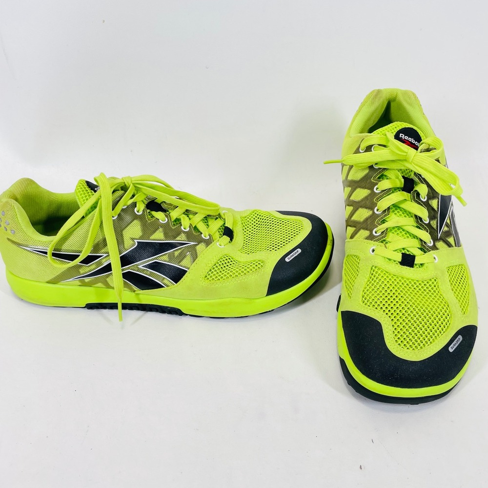 Reebok Nano X3 Mens Training Shoes Neon Lime Green Black 100032860 Size 11